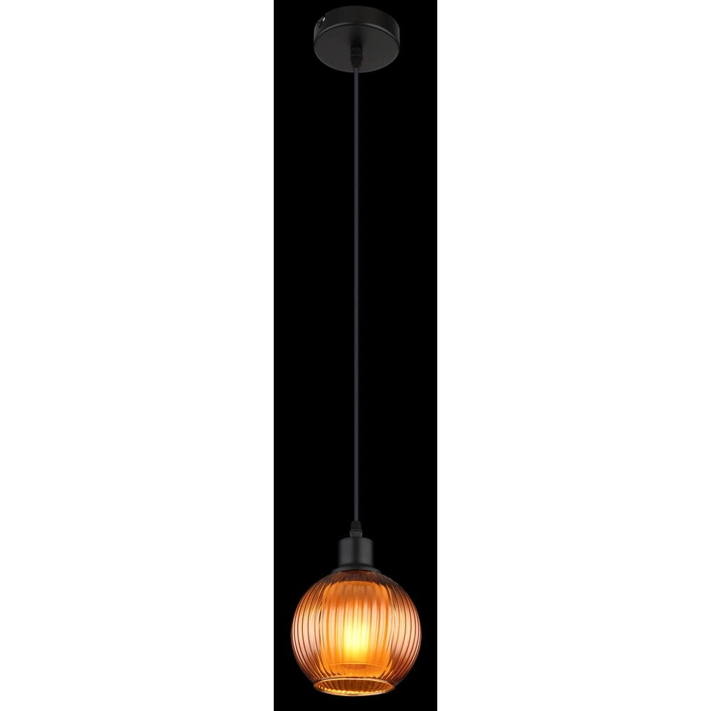 Hanglamp Zumba oranje glas Ø 15cm Globo 9007371455812