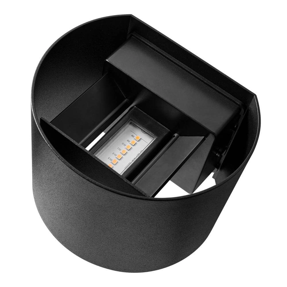 Ronde opbouwspot Milda zwart Nordlux 5704924017735