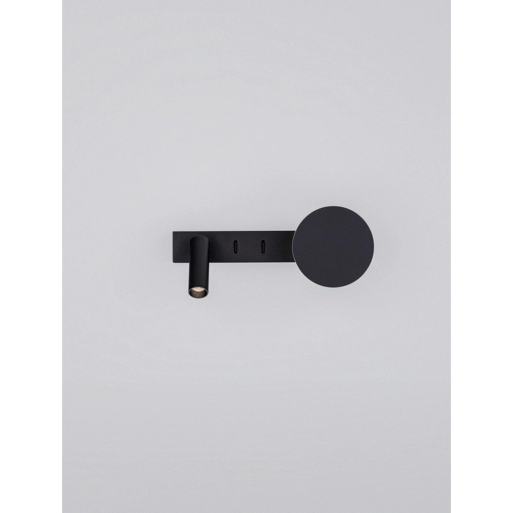 Bedlampje Noima zwart Lyora 5212017455260