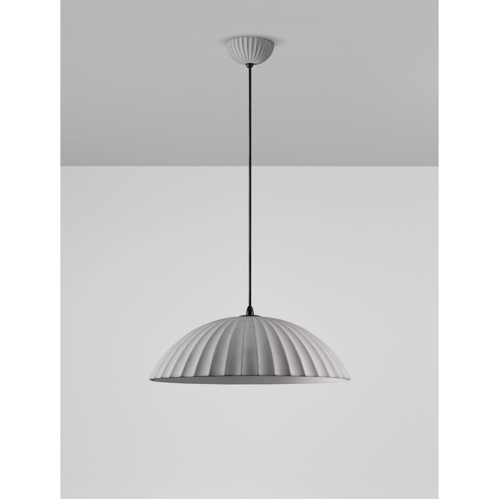 Hanglamp Ammos grijs Ø 50cm Lyora 5212017469038