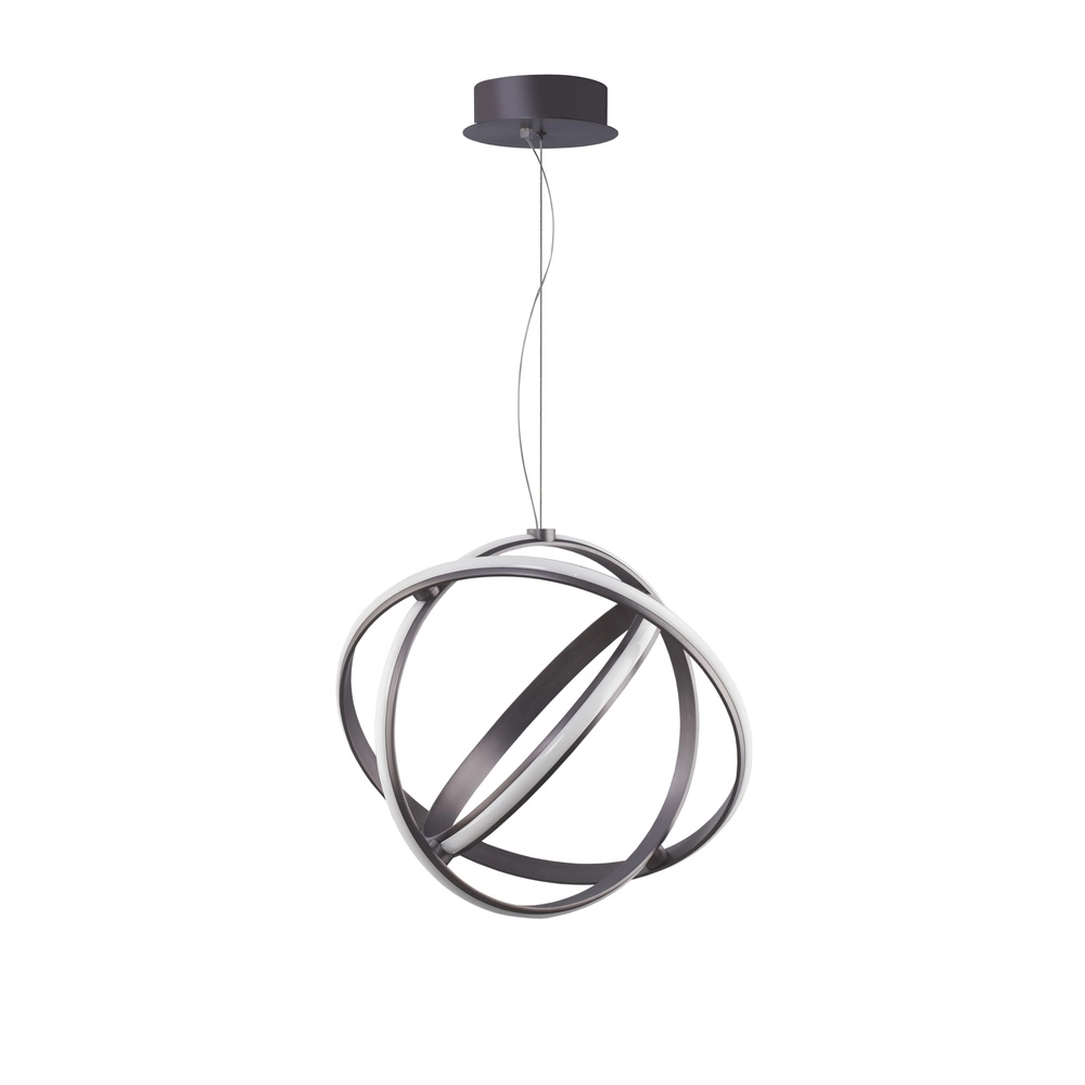 Hanglamp Pertone S Ø 50cm zwart met paarse gloed Lyora 5212017419699