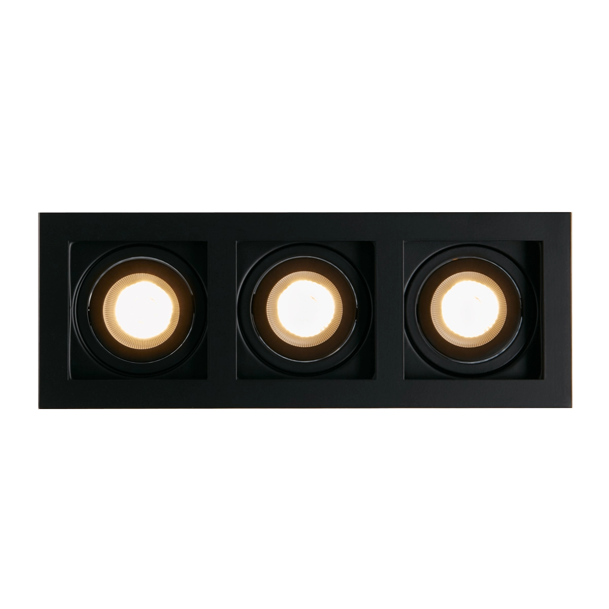 Inbouwspot Grid 3 zwart Inbouwspot Grid 3 zwart