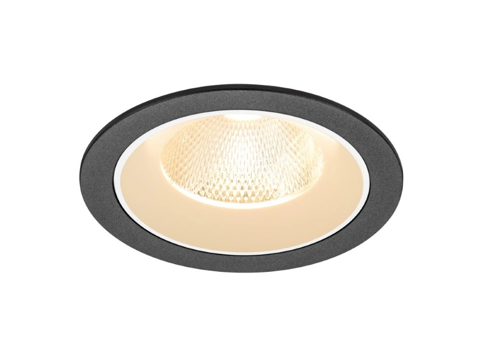 Inbouwspot Numinos L zwart/wit 2700K - 20gr