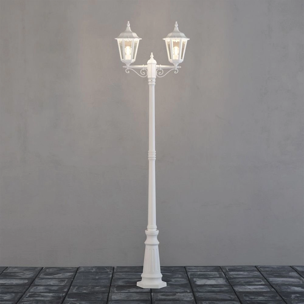 Klassieke staande lantaarn Firenze 2-lichts wit KonstSmide 7318307234251