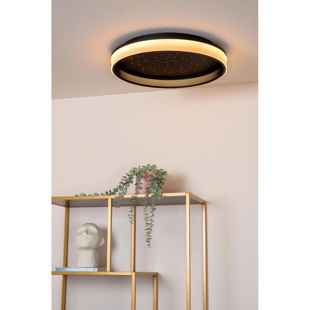 Design plafonniere Estreja Ø 40cm zwart Lucide 5411212712806