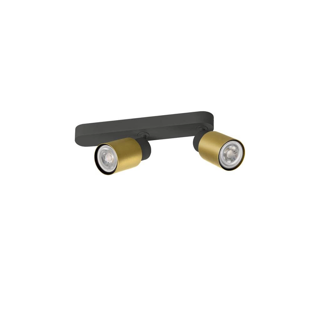 Spot Puri 2.0 Tube zwart-goud dubbel SLV 4024163294171