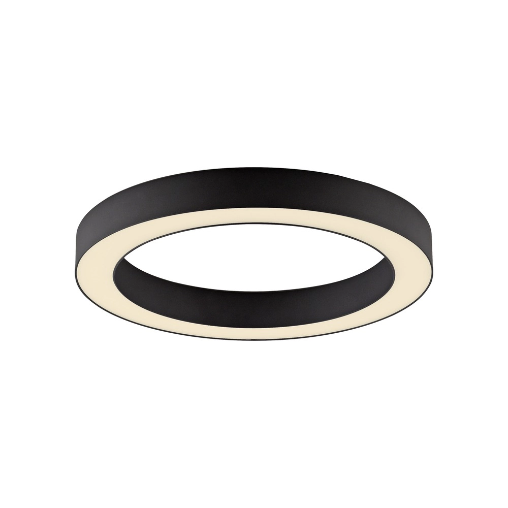 Strakke led plafondlamp Pure Lines Round Ø 35cm - graphite Paul Neuhaus 4012248395219