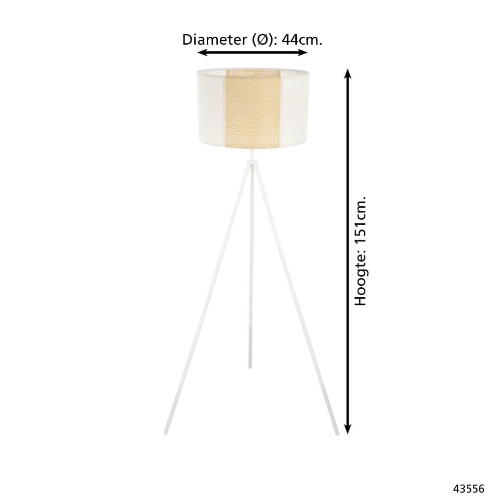 Tripod vloerlamp Arnhem Eglo 9002759435561