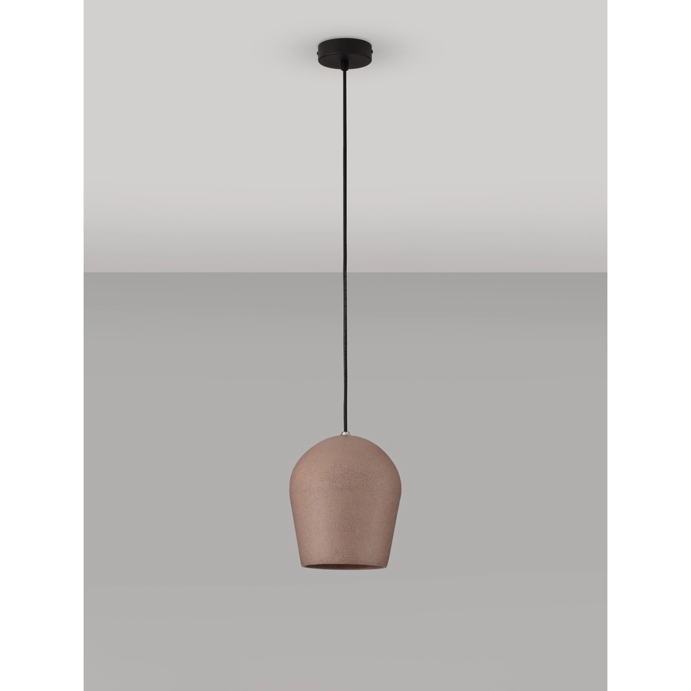 Hanglamp Omio Ø 20cm aarde bruin Lyora 5212017468895