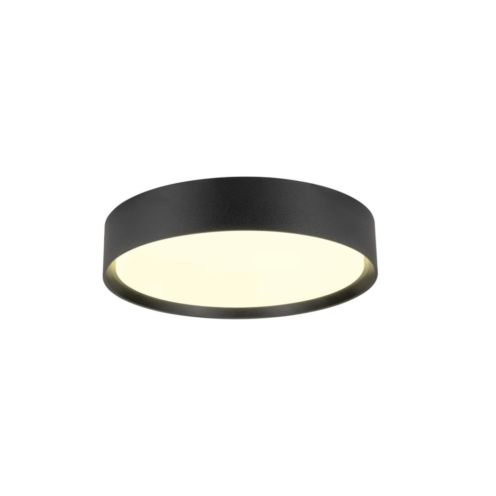 Plafondlamp Decona Ø 30cm zwart - 3000k/4000K Plafondlamp Decona Ø 30cm zwart - 3000k/4000K