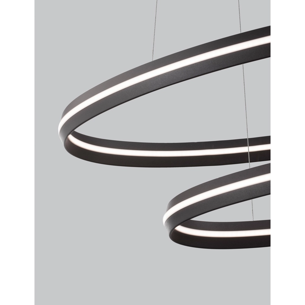 Zwarte hanglamp Torrente ovaal Lyora 5212017419613