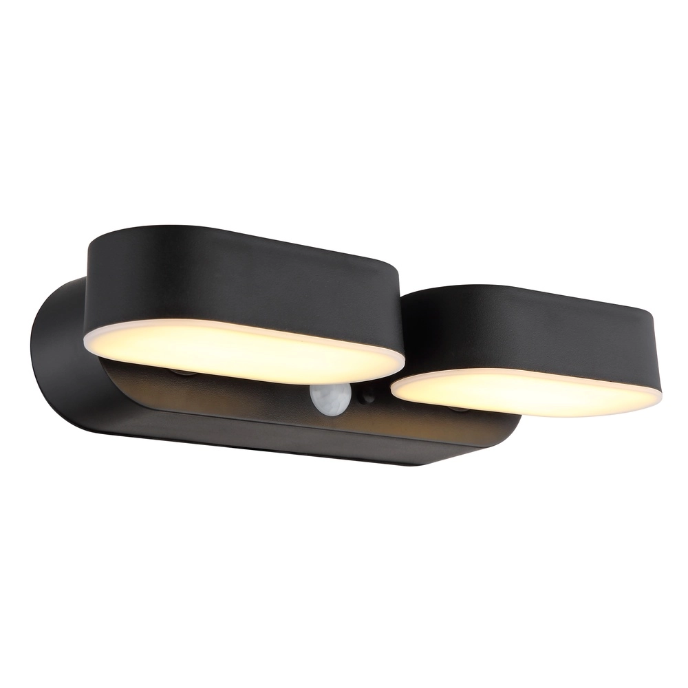 Priklamp Votaro zwart solar Globo 9007371510726