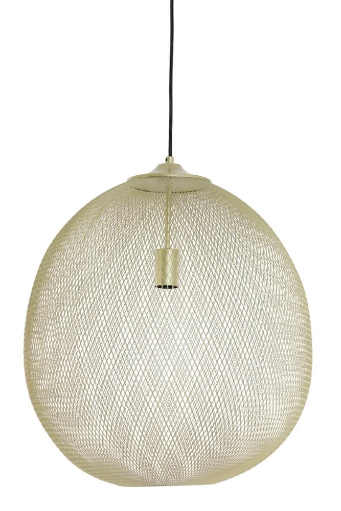 Gouden hanglamp Moroc Ø 50cm Light & Living 8717807605223