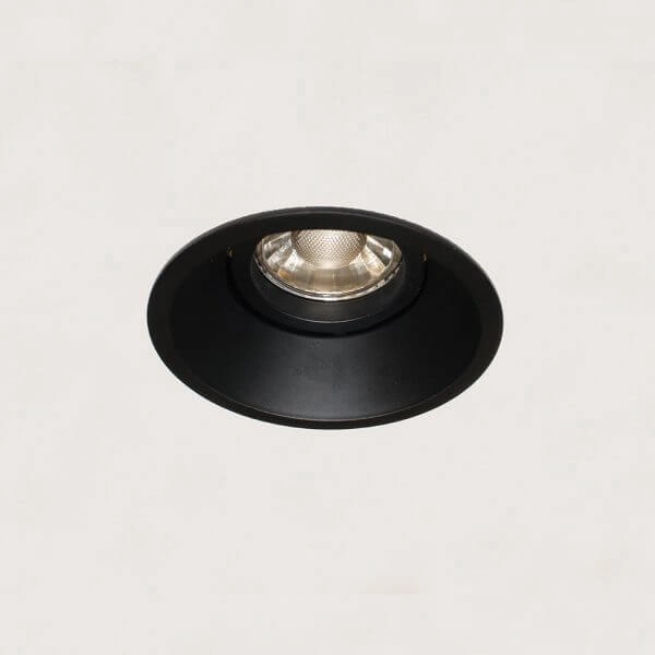 Zwarte inbouwspot Candice Ø 8,5cm Artdelight 8719831735228