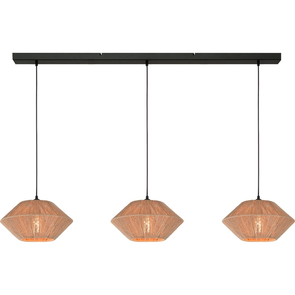 Eettafel hanglamp Bicono 3x Ø35cm