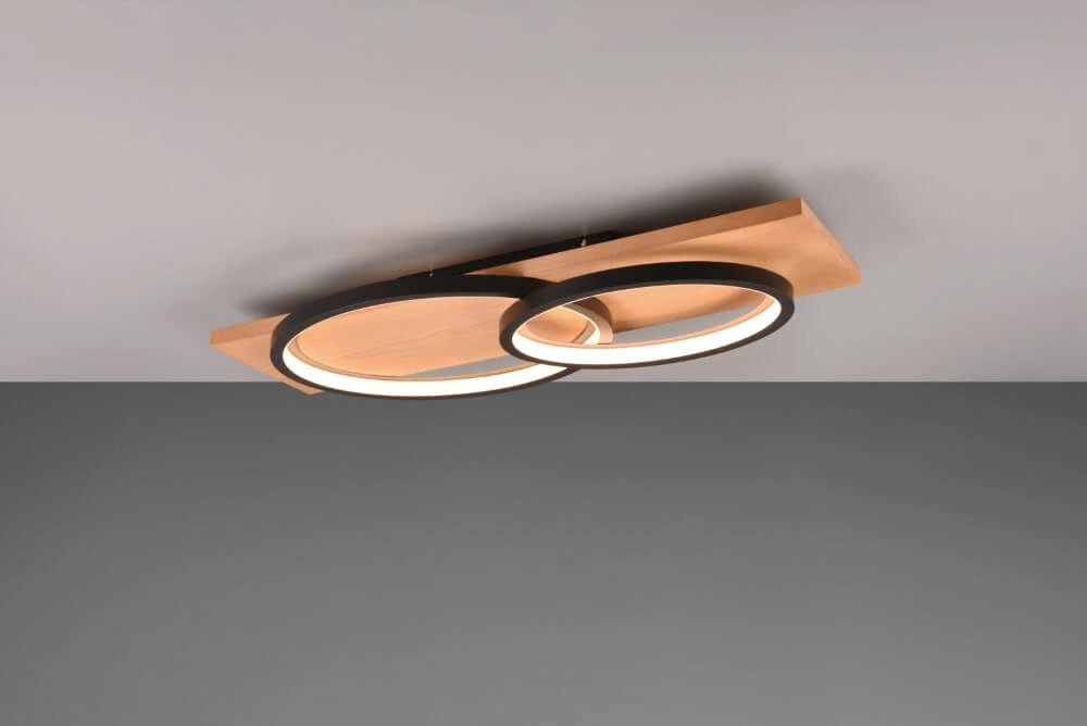 Zwarte plafondlamp Barca design Trio 4017807572148