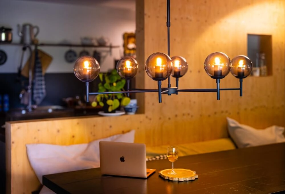 Glazen hanglamp Davina ETH 8720195302735