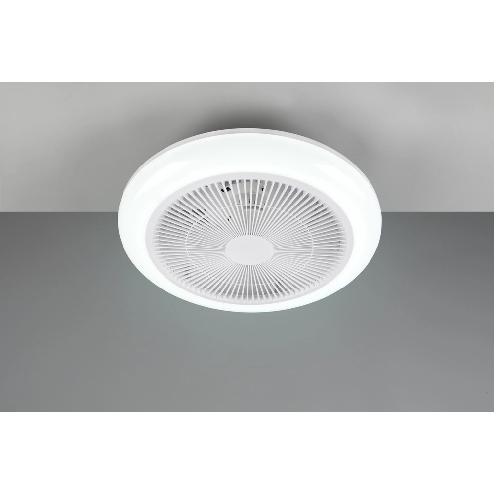 Design ventilator Holmsund wit Ø 46cm met RGB functie Trio 4017807688665