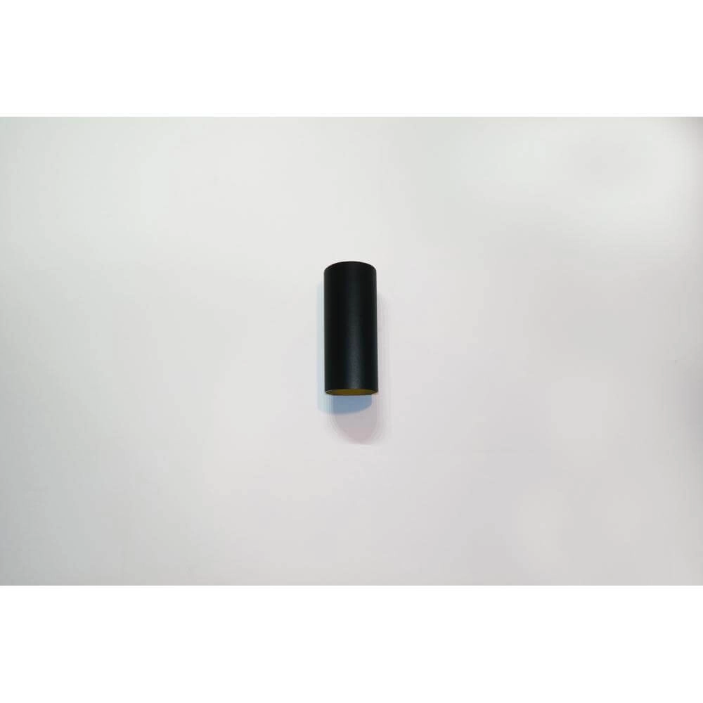Design opbouwspot Roulo zwart met goud up & down Artdelight 8719831731206