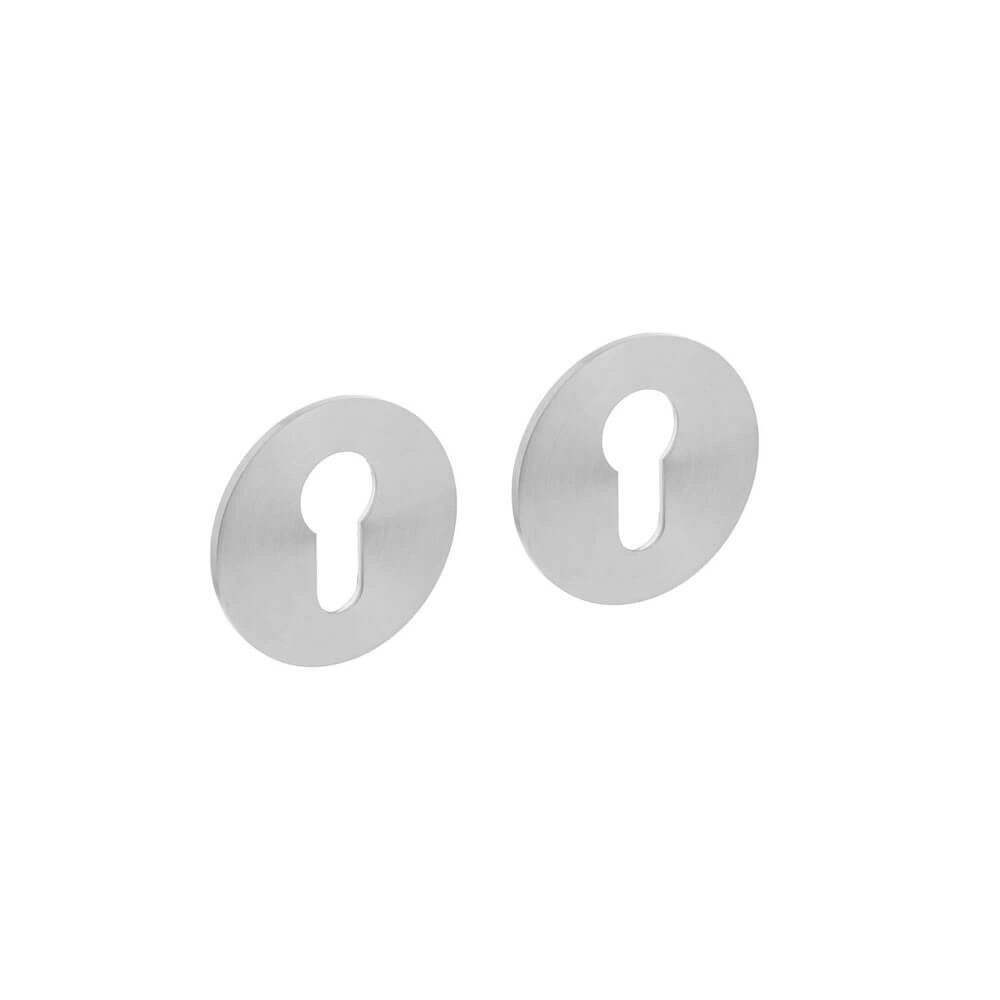 Magneet rozet Tira cilindergat RVS rond