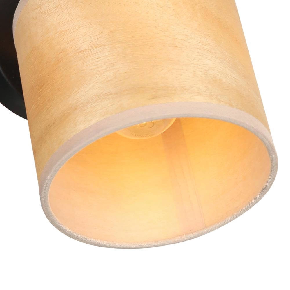 Wandlamp Bambus zwart met bamboe enkel Steinhauer 8712746171402