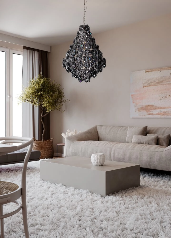 Hanglamp Monarque zwart By Rydéns 7391741009418