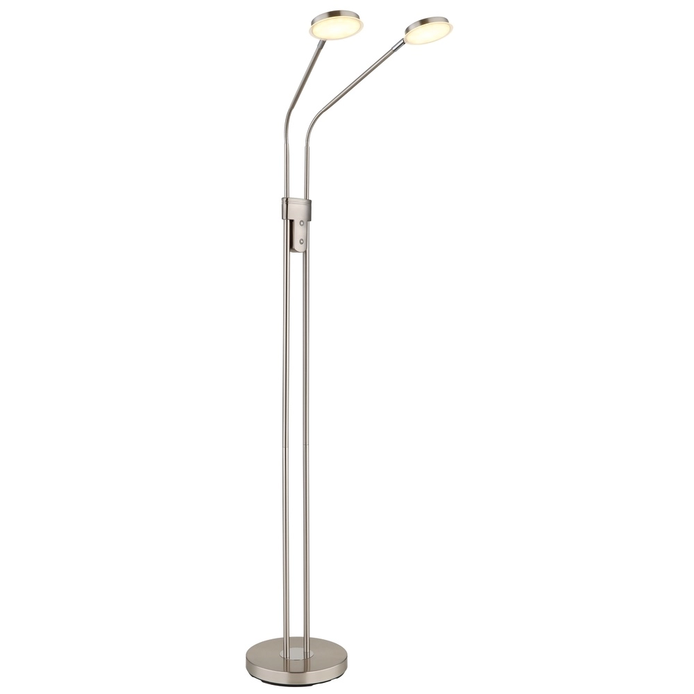 Leeslamp dubbel Silvio nikkel Globo 9007371592364