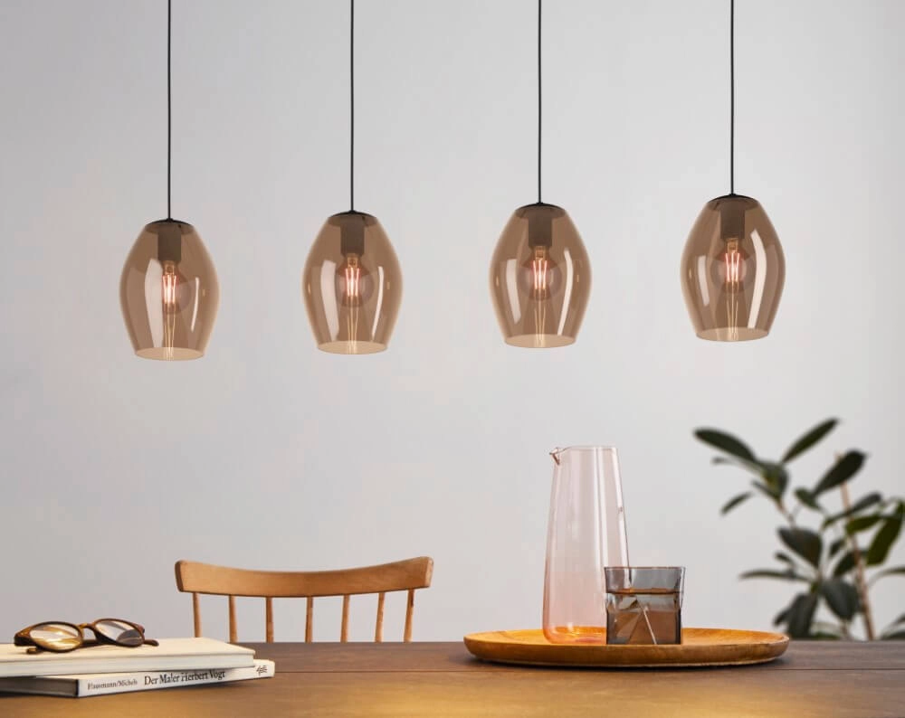 Hanglamp amberglas Estanys 1 4-lichts Stars of Light 9008606235957