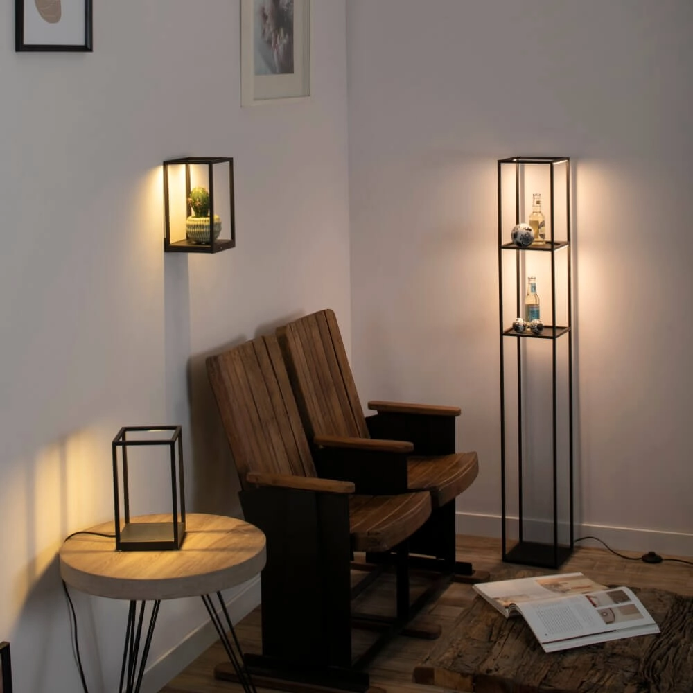 Strakke tafellamp Contura zwart Paul Neuhaus 4012248359419