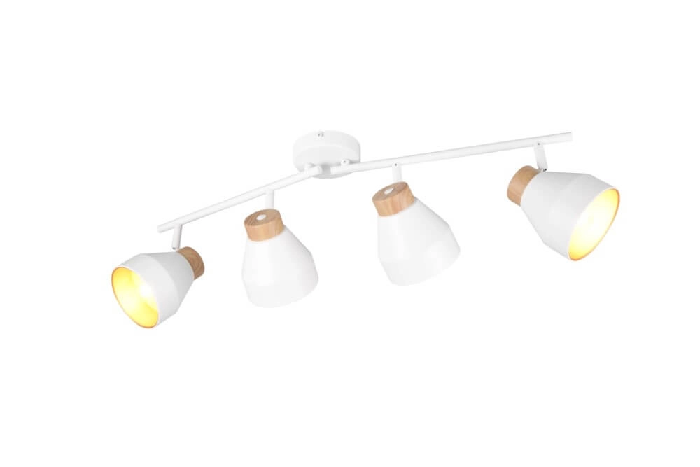 Design plafondlamp 4-lichts Valentin wit Trio 4017807637441