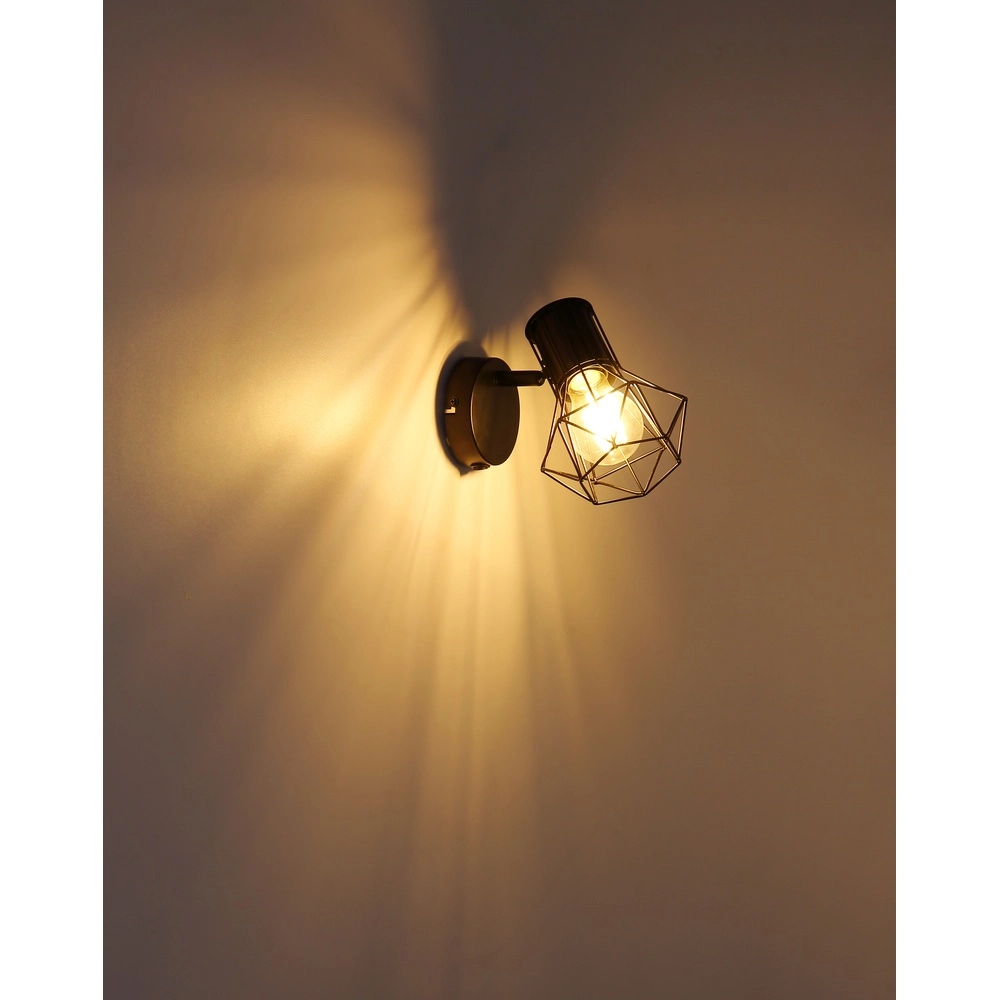 Wandlamp Priska zwart Globo 9007371412167