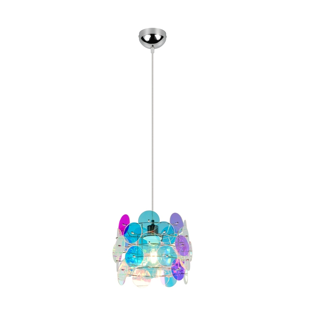 Hanglamp Iride gekleurd