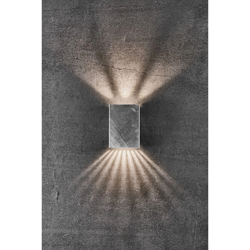 Wandlamp zink Fold strak design Nordlux 5704924000553