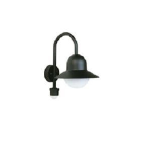 Buitenlamp met sensor voordeur Manor zwart Albert 4007235606614