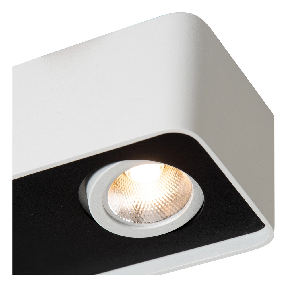 1-lichts plafondlamp Angular wit Premium by Lucide 5411212234391