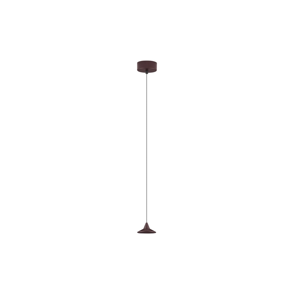 Hanglamp Dro strak design koffie bruin Lyora 5212017445353