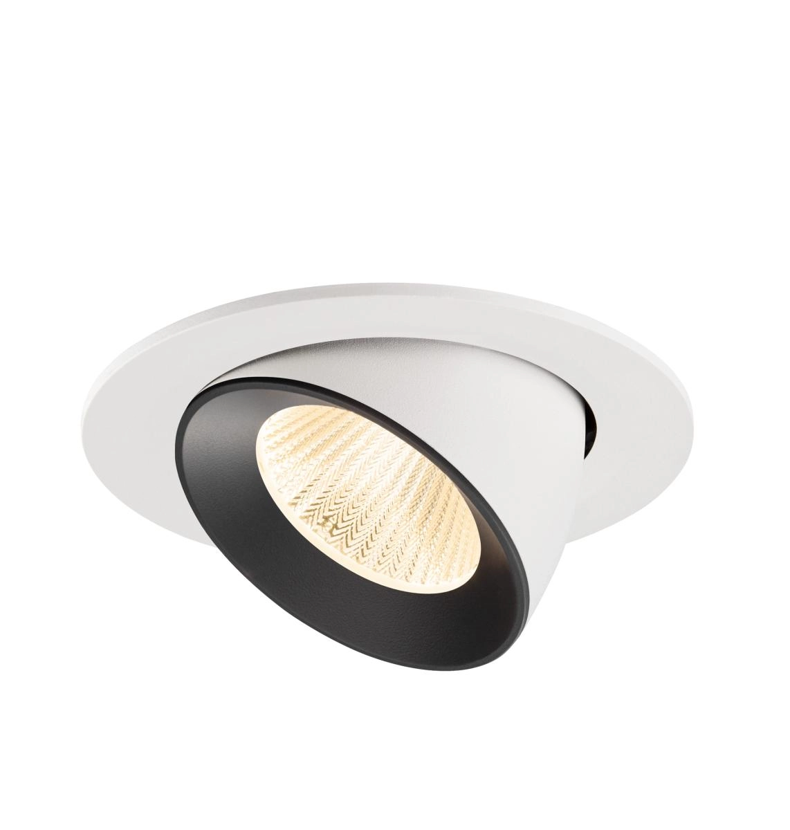 Inbouwspot Numinos Gimble L wit/zwart 2700K - 40gr SLV 4024163310390