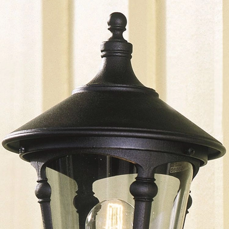 Klassieke muurlamp Virgo Up zwart KonstSmide 7318305717503