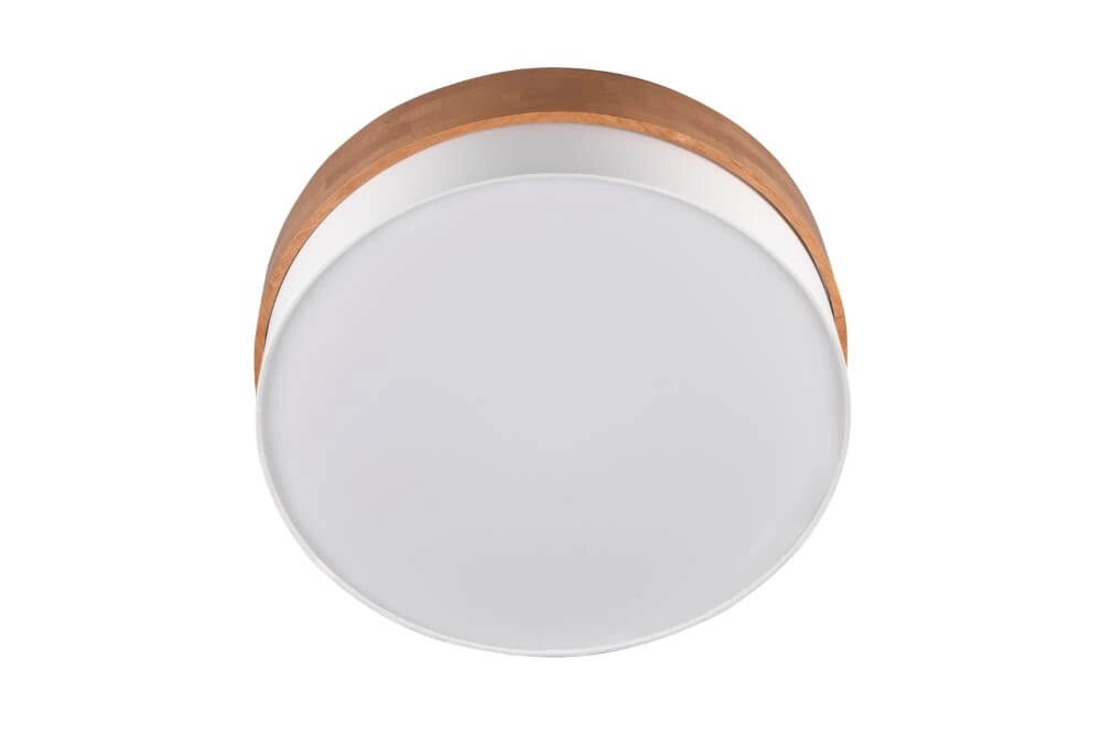 Ø 50cm plafondlamp Seasons hout met wit Trio 4017807526202