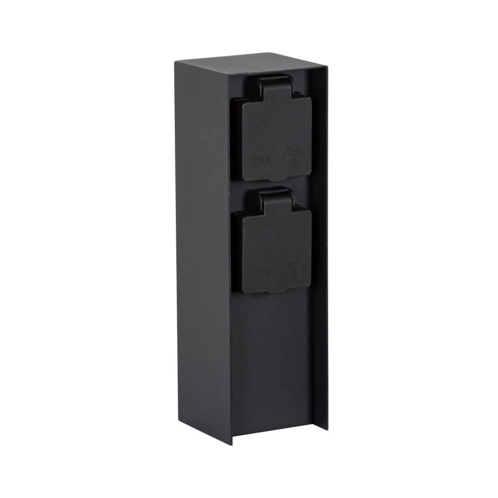 Stopcontact paal Contact 2x stopcontact