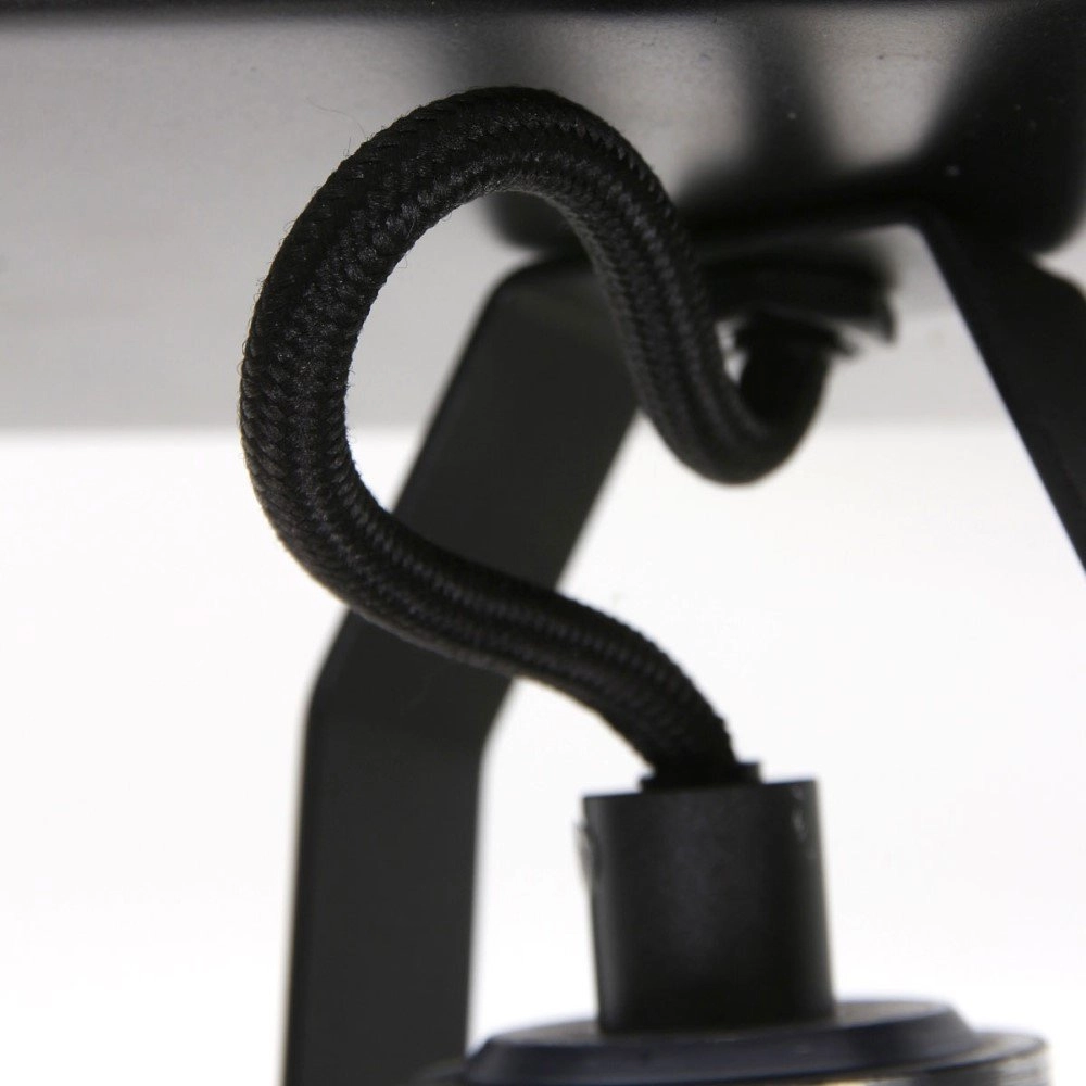 Zwarte opbouwspot Brooklyn 3-lichts Steinhauer 8712746127911