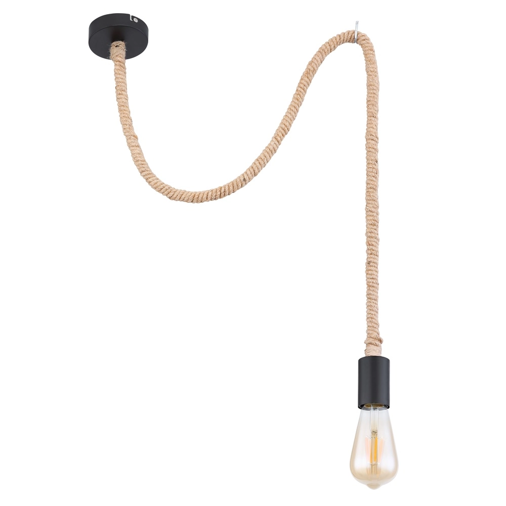 Touwlamp Ulleu zwart Globo 9007371383917