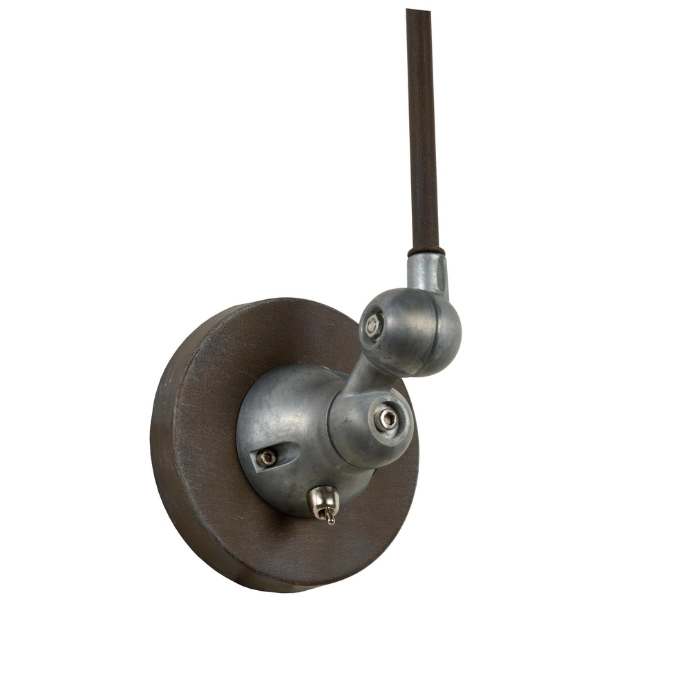 Uitklapbare wandlamp Honore klassiek roestbruin Lucide 5411212450388
