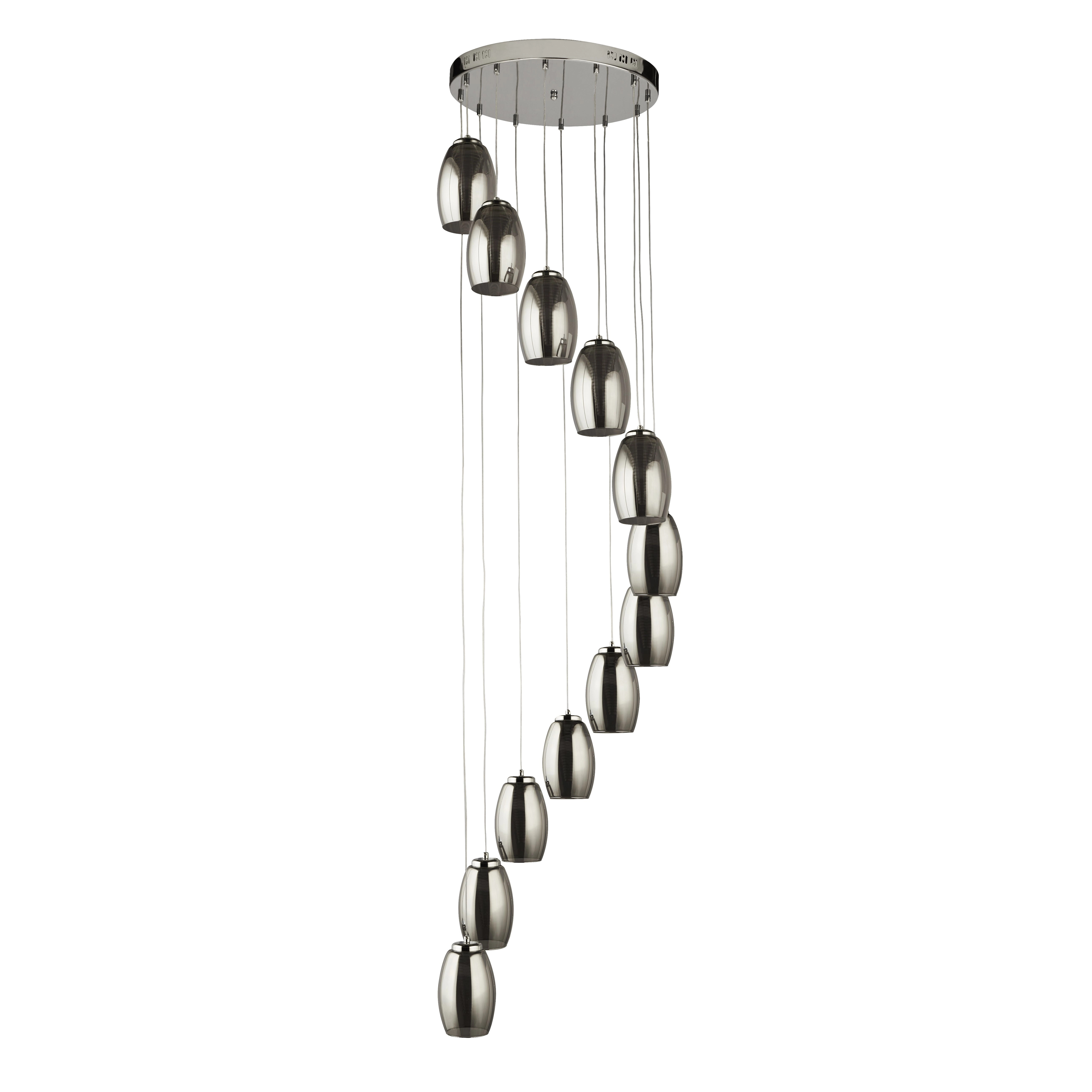 12-lichts vide hanglamp Cyclone