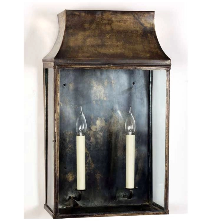 Landelijke muurlamp Large Strathmore antiek koper (ANT) Limehouse 8716803506909