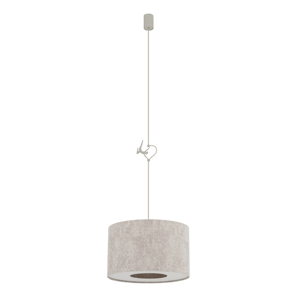 Hanglamp Cedro zand bruin Ø 40cm Lyora 5903139116640