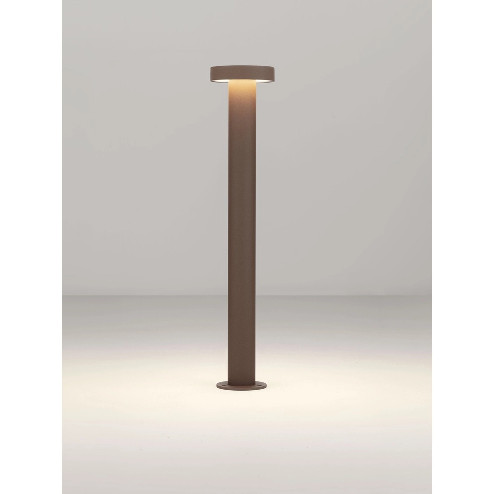 Desing tuinlamp Gong roestbruin 60cm - 2700K Lyora 5212017496225