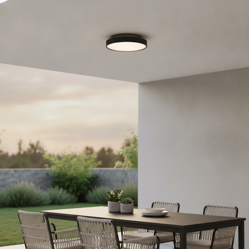 Plafondlamp Sky Ø 30cm zwart