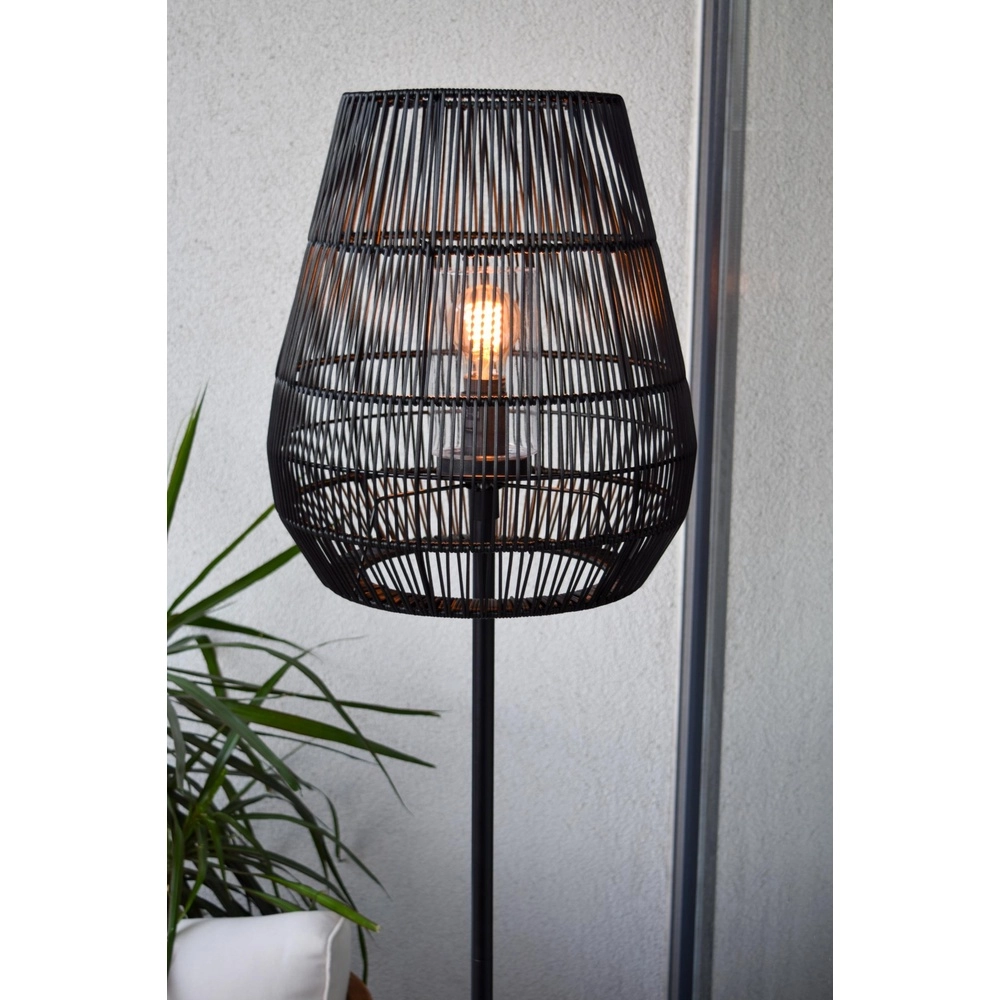 Vloerlamp Nerida zwart IP44 - Ø 35cm Lucide 5411212031907