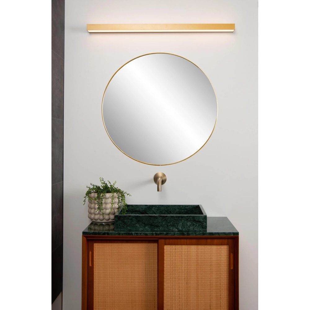Badkamer wandlamp Alexa 90cm goud - IP44 - 13W Lucide 5411212040534
